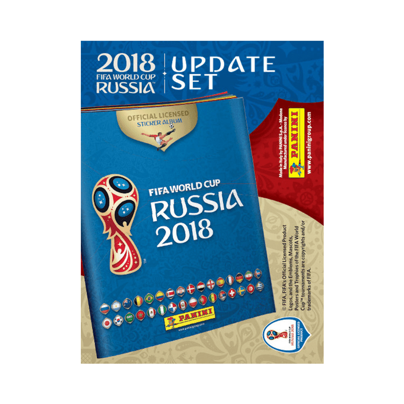 Panini World Cup Russia 2018 Stickers Update Set