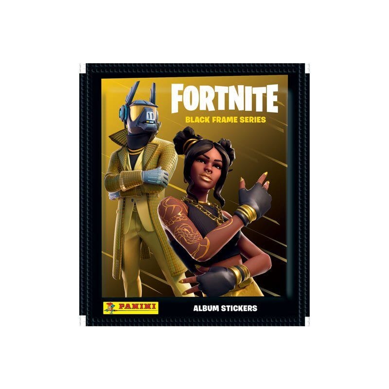Panini Fortnite Black Frame Series Stickers Pochette