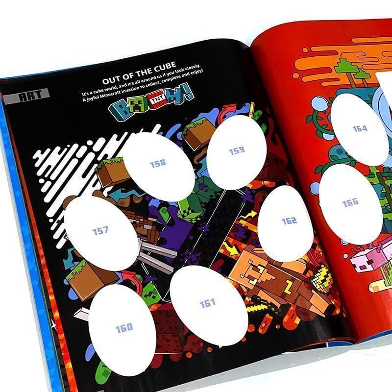 Panini Minecraft Treasure Stickers Album – Image 4