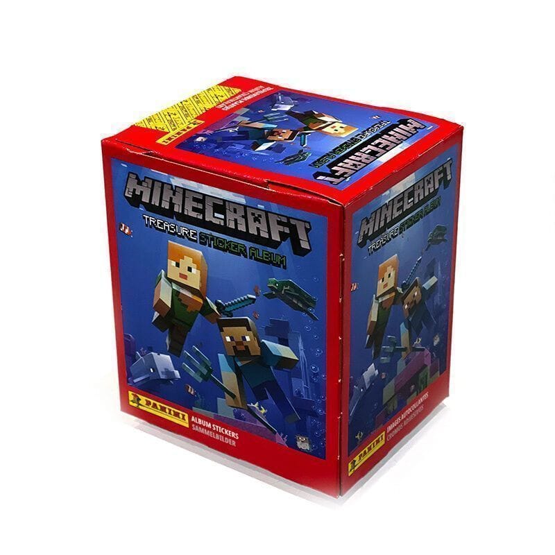 Panini Minecraft Treasure Stickers Boite 50 Pochettes