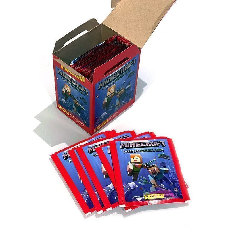 Panini Minecraft Treasure Stickers Pochette