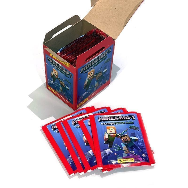 Panini Album Minecraft 15° Anniversario Con 240 Adesivi – Storie, Brilla E Carte A Blocchi In Edizione Limitata