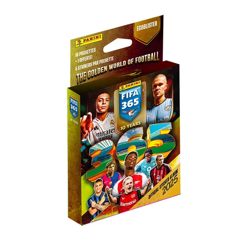 PANINI FIFA365 2025 Blister 10 Pochettes +1 Gratuite