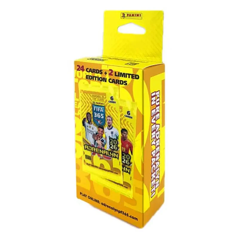 PANINI FIFA365 2026 AdrenalynXL Blister 4 Pochettes + 2 Cartes Edition Limitée